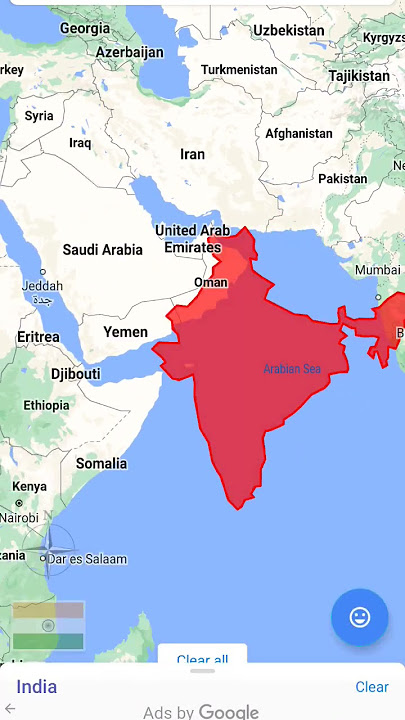 India vs Egypt size comparison #india #egypt #geography #map #mapping #usa #shorts #comparison #us