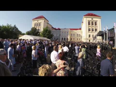 Ceremonia de absolvire  UMF Gr T Popa Iasi 2017 - filmare aeriana DJI Mavic PRO 4k