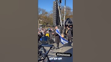 CHILLS! 290,000 people singing “Hatikva” Israel’s national anthem with Omer Adam #israel