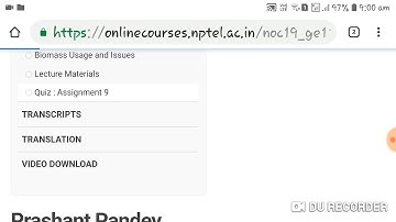 #Nptel #Ncer #Assignment 9 #NptelAssignment9