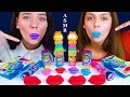 ASMR RAINBOW CANDY, BOTTLE POP GUMMY BLAST, WAX LIPS, TRIPLE PUSH POP, LASER POP MUKBANG