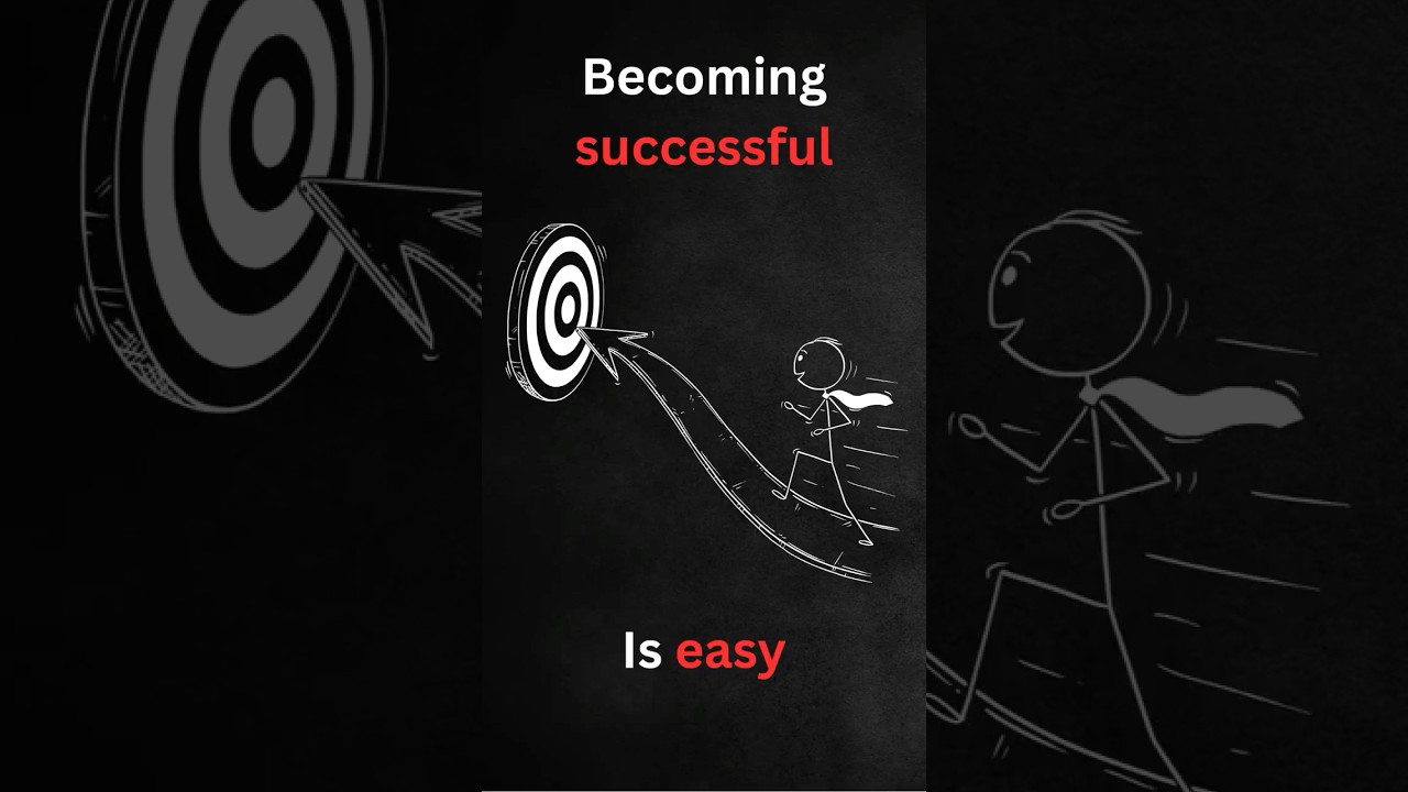 Becoming successful is easy.