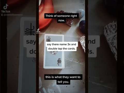 Think of someone