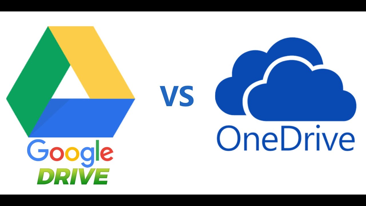 google drive vs microsoft onedrive vs dropbox