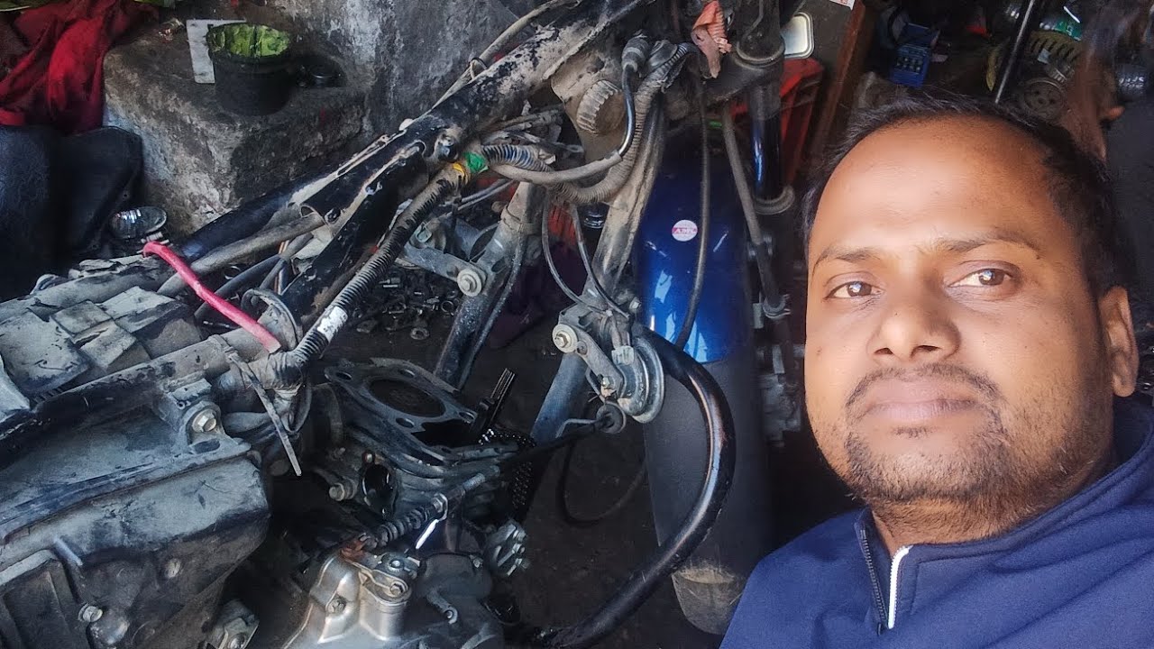 half engine repairing || head valve fitting - YouTube