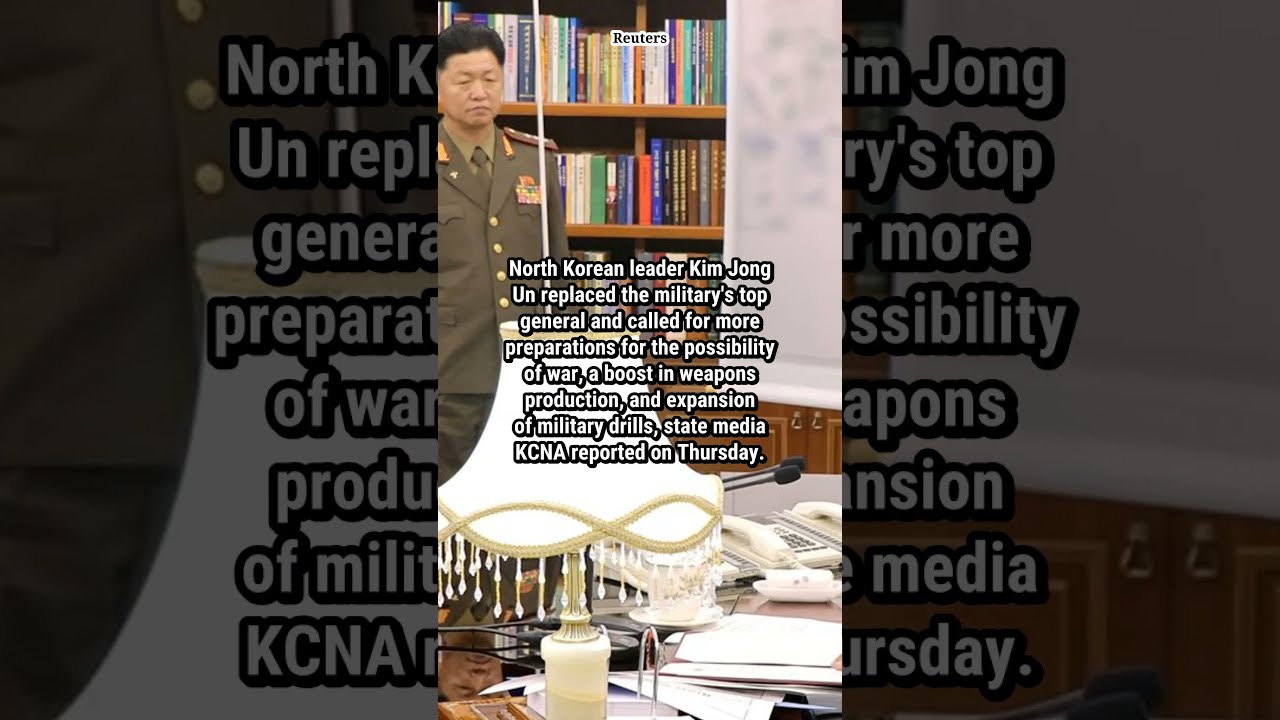 North Korea S Kim Dismisses Top General Calls For War Preparations