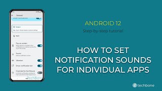 How to Set Notification sounds for individual Apps [Android 12] screenshot 4