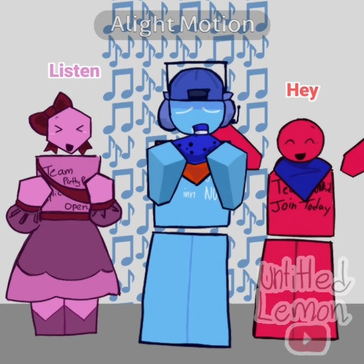 Hey Listen (Ft. coolkidd, Bluudude, and Pretty Princess) // Forsaken animation // #roblox #c00lkidd