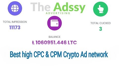 Theadssy Best high CPC & CPM Crypto ad Network  Instant Approval Daily payment