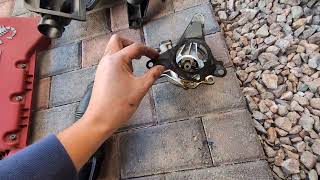 2015 Fiat 500 Abarth Vacuum Pump replacement. Rough idle, vacuum leak, and oil leak fix. 