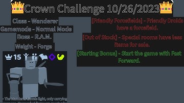Crown Challenge 10/26/2023 - Randomly Generated Droids