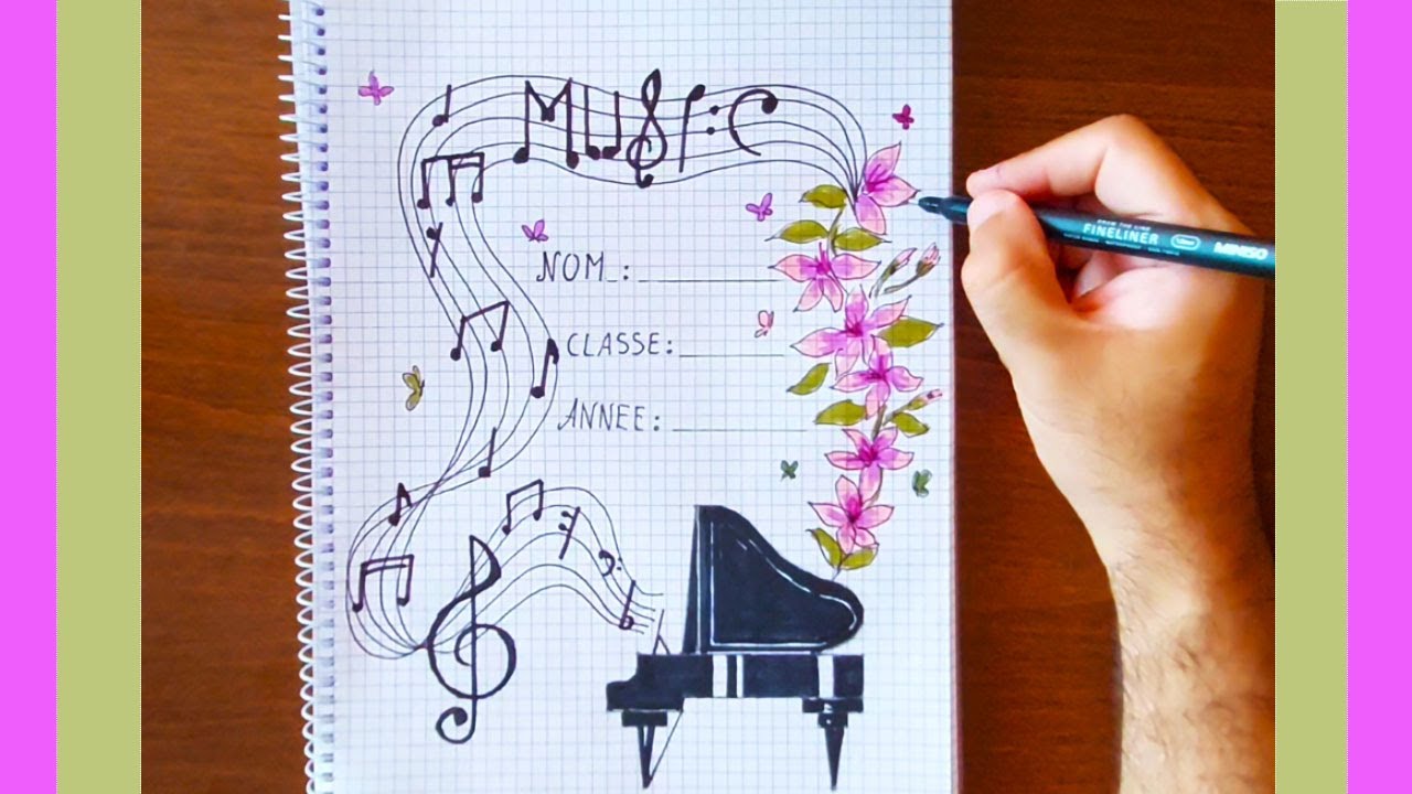 Page De Garde De Musique Instrument Harpe www.youtube.com