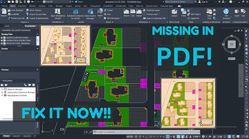 Fix Missing Features When Exporting DWG to PDF | AutoCAD Plotting Troubleshooting Guide