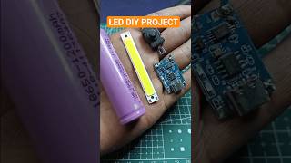 mini DC torch rechargeable DIY project mini led light inovation #shorts