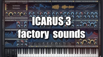 Tone2 Icarus3 - factory sounds