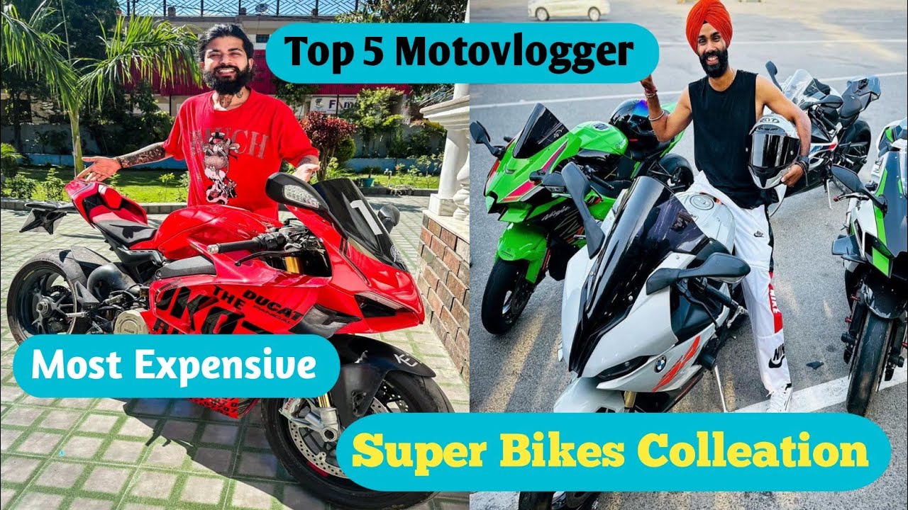 Js Films Bike Collection Top 5 Indian Motovlogger Most Expensive Super Bikes Colleation🤯 | UK 07 ...