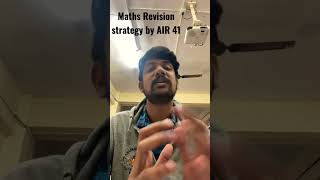 Topper Maths revision strategy by AIR 41 MANAS #ssc_cgl_2022 #revision #cgl2022