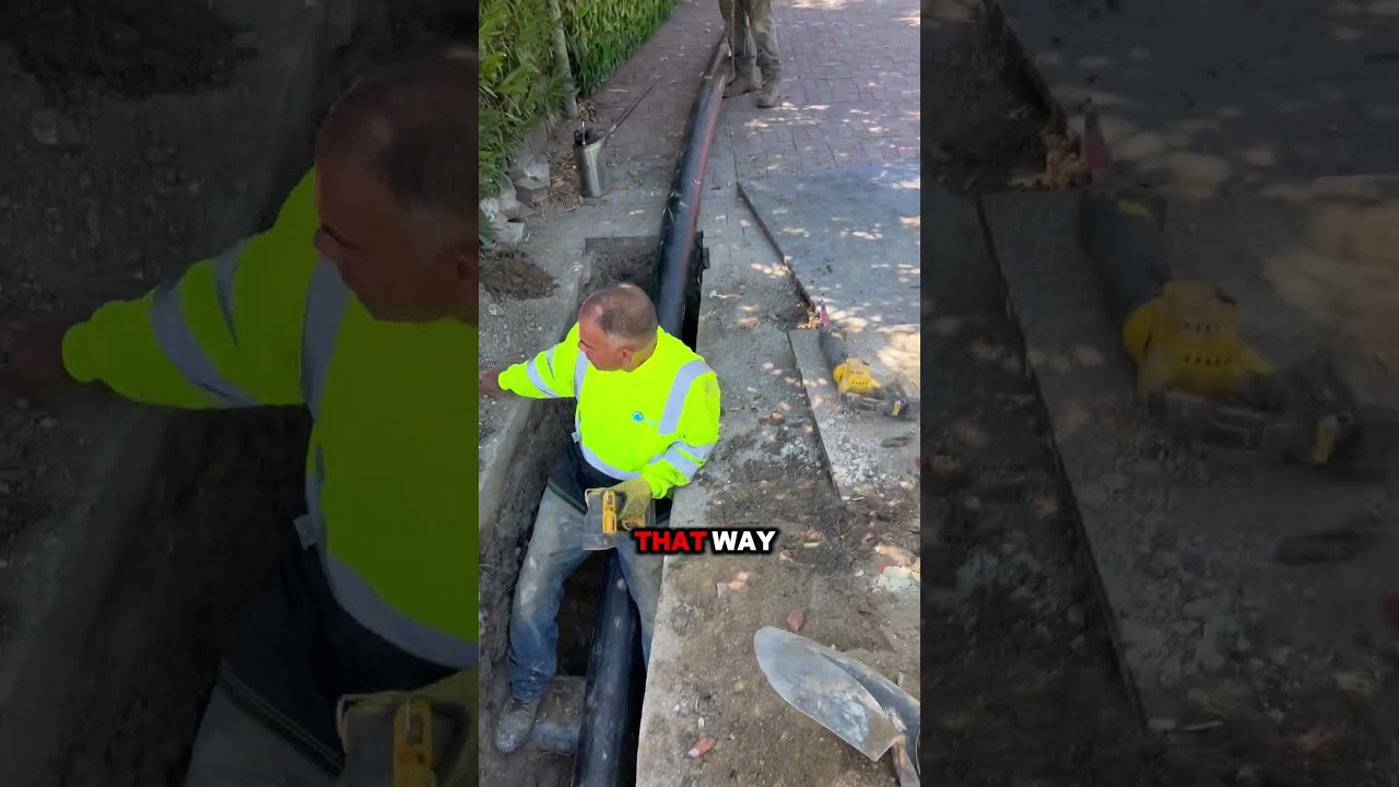 Pulling a 6-Inch Water Lateral | Step-by-Step Underground Utility Work 💧