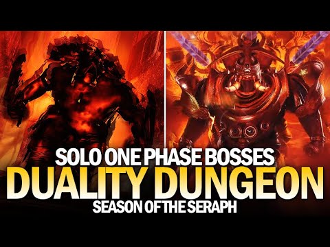 Solo 1 Phase Duality Dungeon Bosses [Destiny 2 Season of the Seraph ...