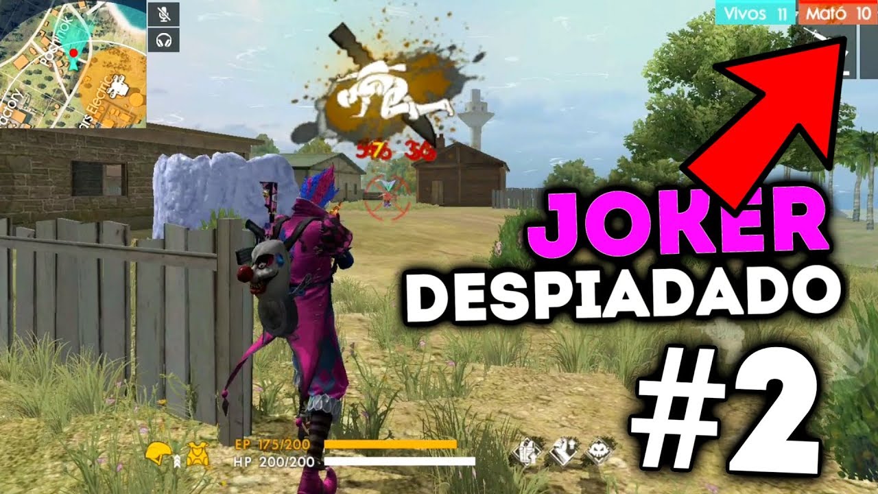 EL JOKER DESPIADADO #2 | "solo vs escuadra" *FREE FIRE ...