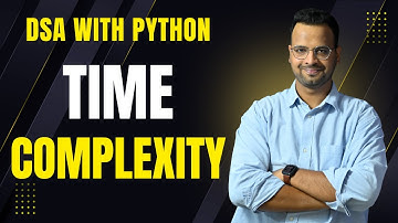 DSA with python | Time complexity| Euron Live class