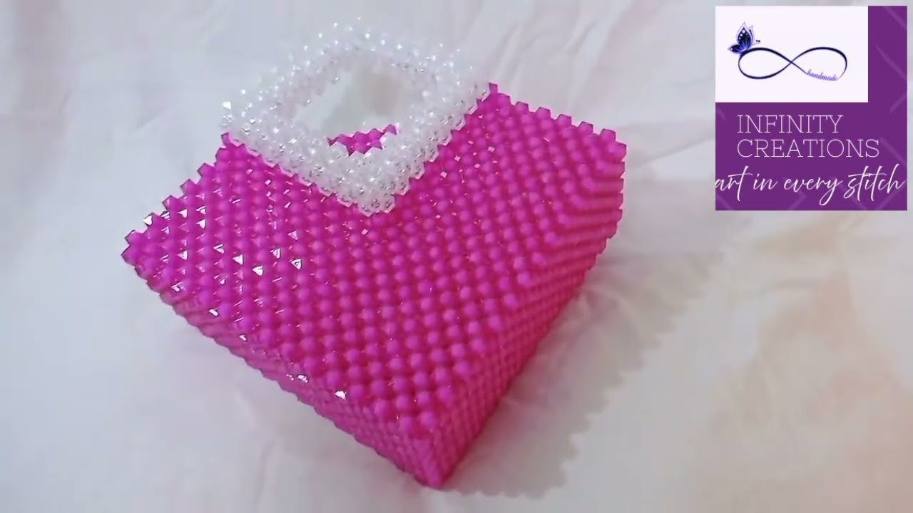 BEAUTIFUL DIAMOND 💎 BEADED BAG TUTORIAL 