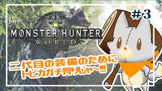 【Monster Hunter: World】画面酔いぬいぐるみはハンマー使いになりたい！！#3【モンスターハンターワールド】