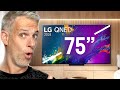 Je teste un ÉNORME TÉLÉVISEUR 4K 75 pouces QNED de LG