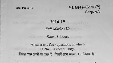 Corporate Accounting semester4 vbu ug b.com(honours)C9)(342)2016-19)