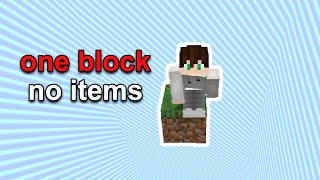 I Tried Minecraft One Block Skyblock (#1)