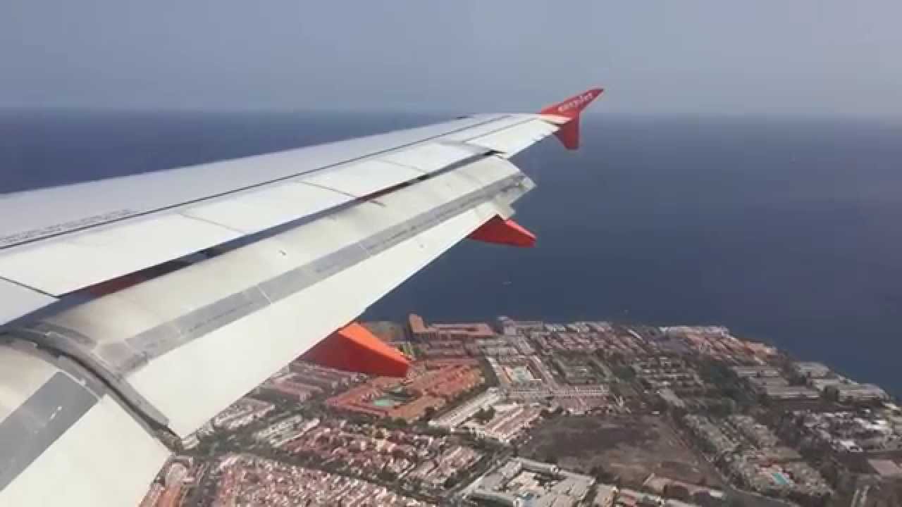 Tenerife South (GCTS) Stormy landing - Easyjet A320