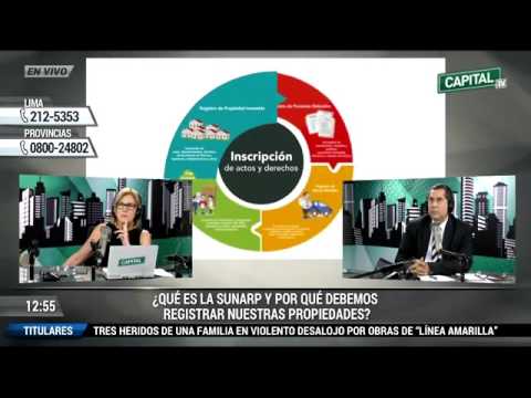 Programa: ¿Qué es la Sunarp y Por qué debemos registrar nuestras propiedades?