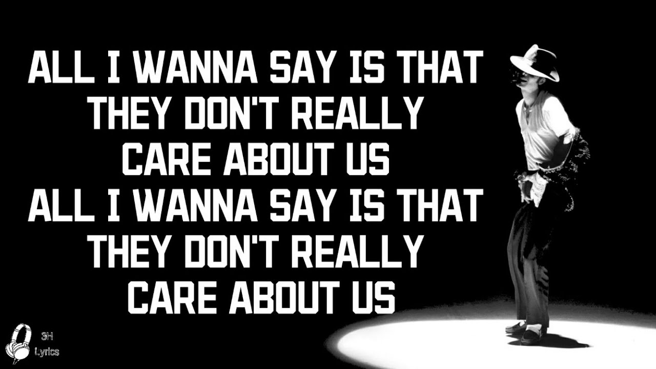 They Don't Care About Us - Michael Jackson (Lyrics) - YouTube