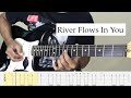 River Flows In you - Yiruma - Guitar Cover + TAB