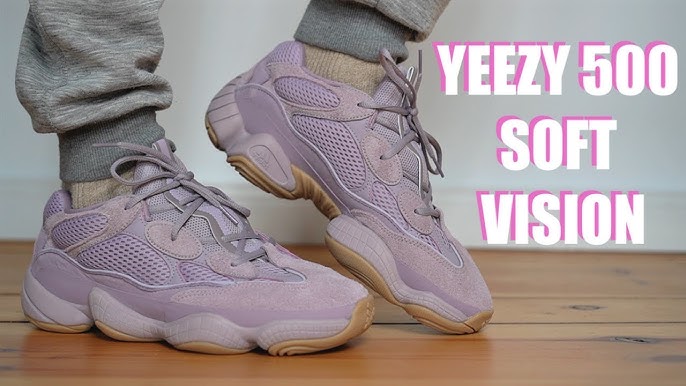 divorcio Activamente cocinero Adidas YEEZY 500 Soft Vision Review & On Feet - YouTube