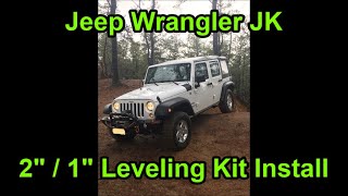Jeep Wrangler JK 2'/1' Lift Kit Installation