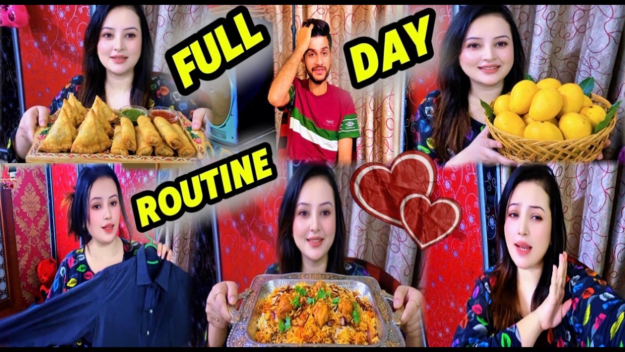 My Full Day Busy Routine ✨/Mazedar Biryani Aur Mangoes Ki Party 🎉 | ⁠#dailyvlog #housewife  #mango