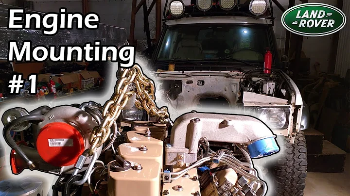 Test Fitting Engine × 4BT Cummins Discovery #15 [Land Rover Build]