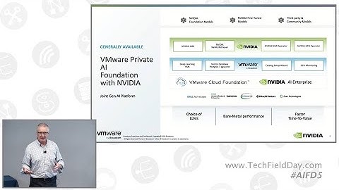 VMware Private AI Foundation with NVIDIA Technical Overview and Demo
