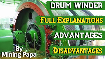 Drum Winding Mining machine System Used In Underground Mines Shaft By Mining Papa