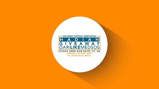 Hadiah Giveaway Dengan Like Medsos - Sahabat Safdah Bertanya - Ustadz Ammi Nur Baits, ST., BA