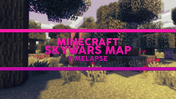 MINECRAFT SKYWARS MAP  (TIMELAPSE) - xPixrl_