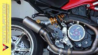 Ducati Monster 1200S Titanium CR-T Exhaust by SC-Project - Sound Clip