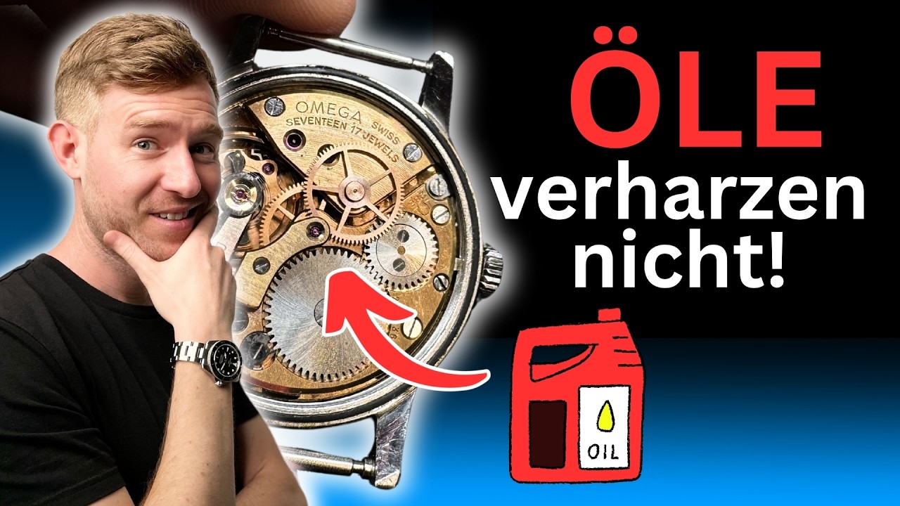 Uhrmacher erklärt - Uhrenservice weil Öle verharzen? | Gezeitenpanther