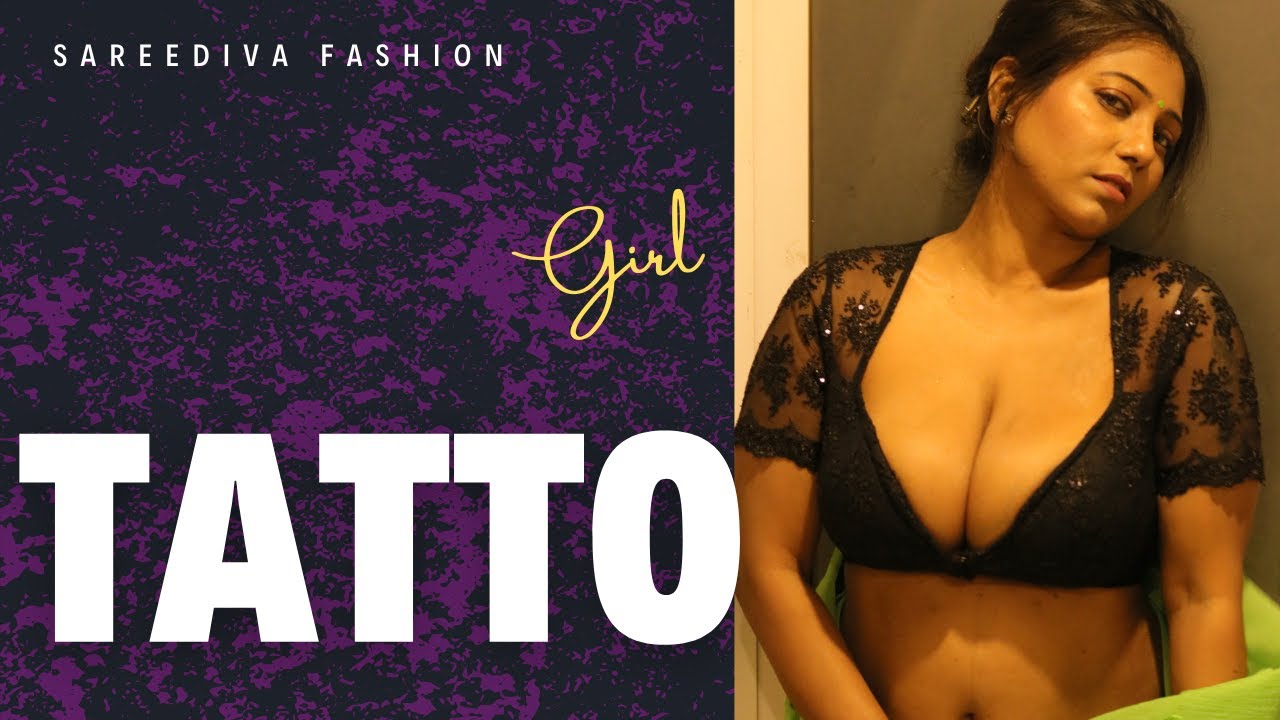 Сари-дива | Девушка с татуировками Амала в желтом льняном сари | Домашний стиль в сари | Индийска...