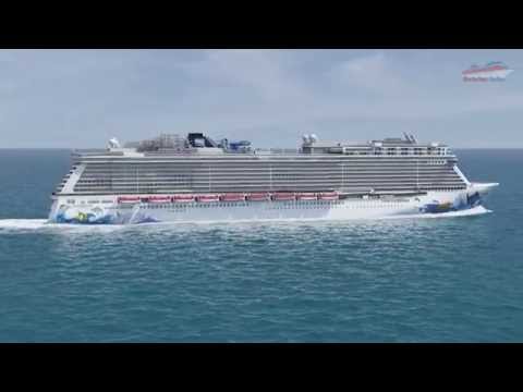 Video: Norwegian Escape Cruise Ship Profil und Fototour