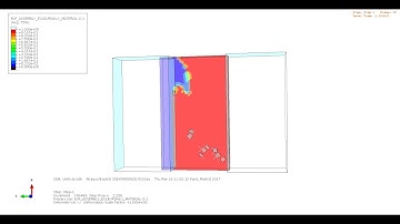 Simulation Abaqus n°28 Interaction solide/fluide