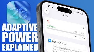 iOS 26 - Adaptive Power Explained !