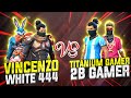 Vincenzo, White444 vs Titanium,2b Gamer | Free Fire India vs Mena clash squad battle- Nonstop gaming