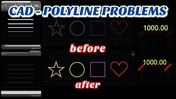 Fix issue and problem in POLYLINE THICKNESS in CAD